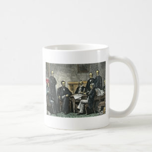 Abraham Lincoln und sein Kabinett Kaffeetasse