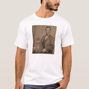 Abraham Lincoln und seine Katze "Gloria " T-Shirt
