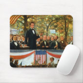 Abraham Lincoln und Stephen A. Douglas Mousepad (Mit Mouse)
