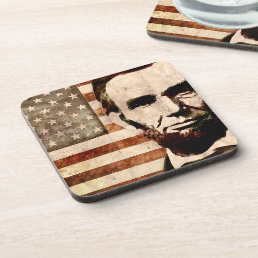 Abraham Lincoln Untersetzer (Linke Seite)