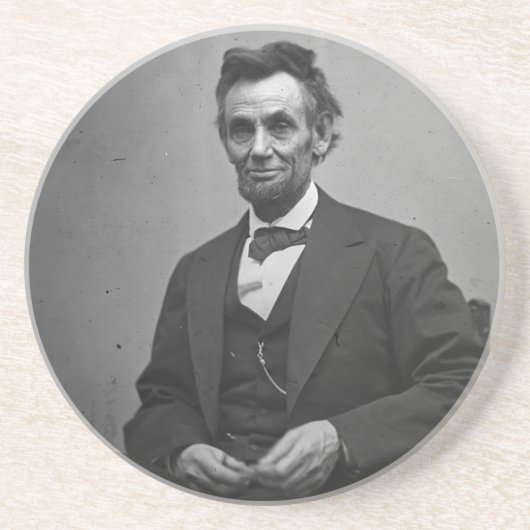 Abraham Lincoln Untersetzer (Vorne)