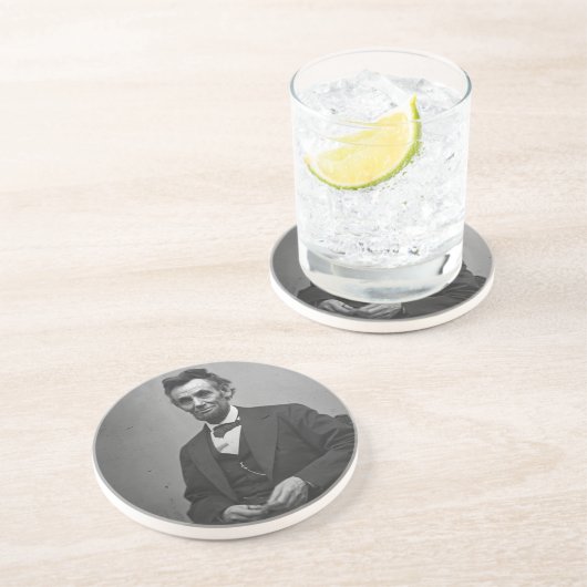 Abraham Lincoln Untersetzer (Seite)