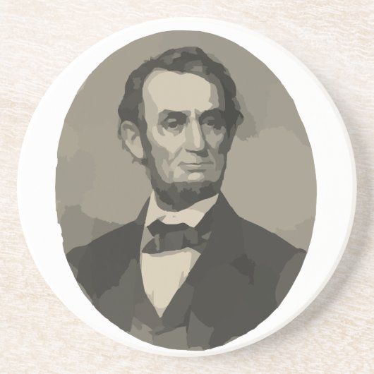Abraham Lincoln Untersetzer (Vorne)