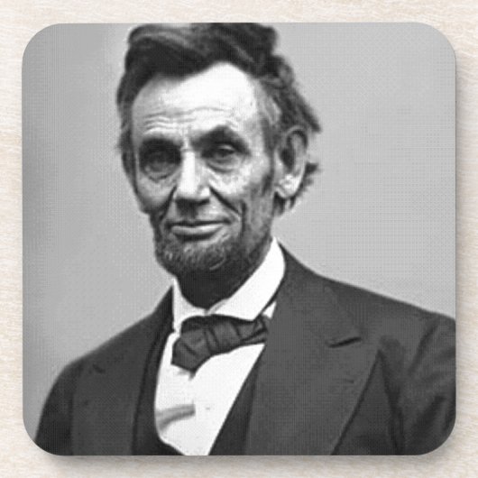 Abraham Lincoln Untersetzer (Vorderseite)