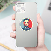 Abraham Lincoln US Präsident Hope Style Aufkleber (Telefon)