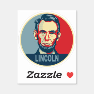 Abraham Lincoln US Präsident Hope Style Aufkleber