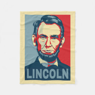 Abraham Lincoln US Präsident Hope Style Fleecedecke