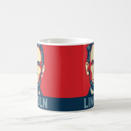Abraham Lincoln US Präsident Hope Style Kaffeetasse (Mittel)