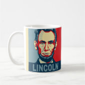 Abraham Lincoln US Präsident Hope Style Kaffeetasse (Links)