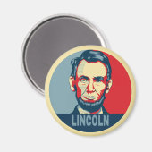 Abraham Lincoln US Präsident Hope Style Magnet (Vorderseite/Rückseite)