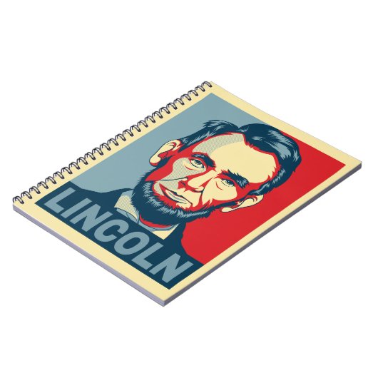 Abraham Lincoln US Präsident Hope Style Notizblock (Linke Seite)