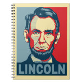 Abraham Lincoln US Präsident Hope Style Notizblock (Vorderseite)