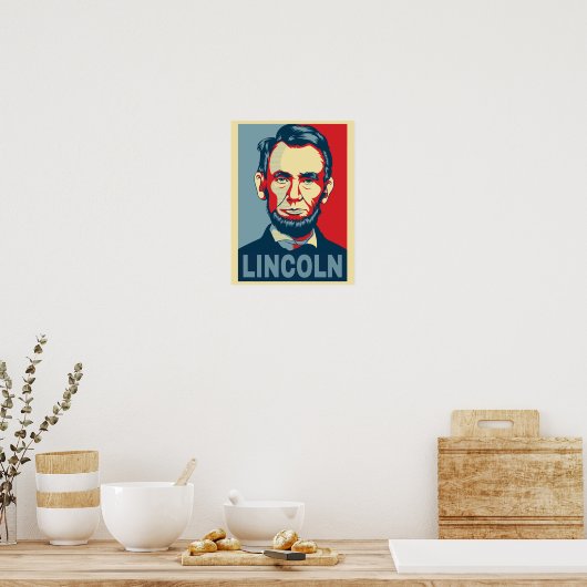 Abraham Lincoln US Präsident Hope Style Poster (Küche)