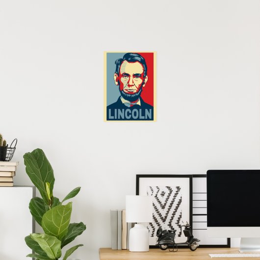 Abraham Lincoln US Präsident Hope Style Poster (Heimbüro)