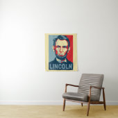 Abraham Lincoln US Präsident Hope Style Wandteppich (Beispiel)