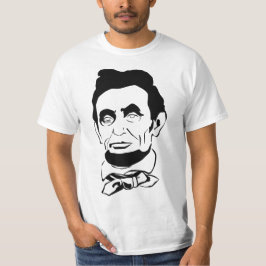 Abraham Lincoln-vektorsiebdruck T-Shirt
