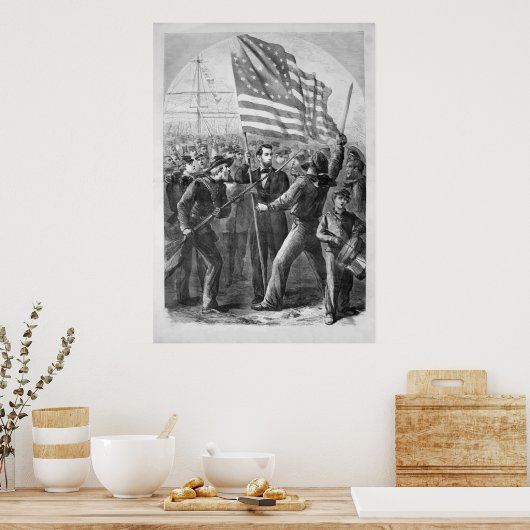 Abraham Lincoln Vintag Artwork Poster (Küche)