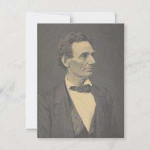 Abraham Lincoln, Vintage Springfield, Illinois Postkarte