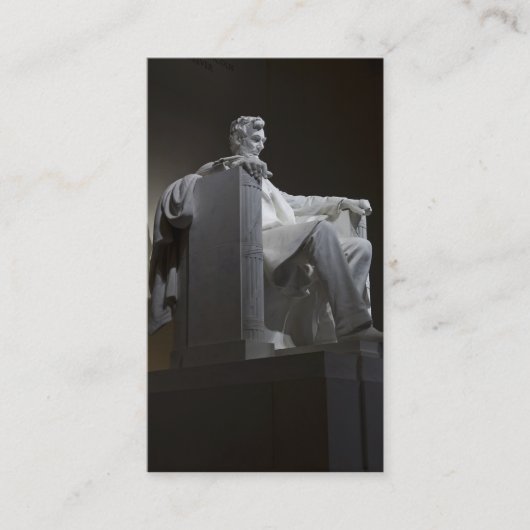 Abraham Lincoln Visitenkarte (Vorderseite)