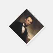 Abraham Lincoln von George H Story Serviette (Ecke)