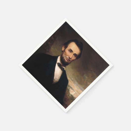 Abraham Lincoln von George H Story Serviette (Ecke)