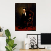 Abraham Lincoln von George Peter Alexander Healy Poster (Heimbüro)
