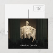 Abraham Lincoln, Washington DC Postkarte (Vorne/Hinten)