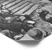 Abraham Lincoln Wrestling Poster (Ecke)