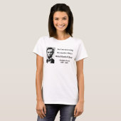Abraham Lincoln-Zitat 12b T-Shirt (Vorne ganz)