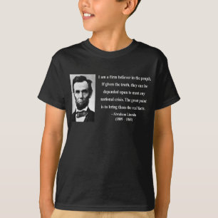 Abraham Lincoln-Zitat 14b T-Shirt