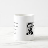 Abraham Lincoln-Zitat 16b Kaffeetasse (Mittel)