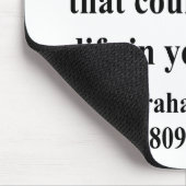 Abraham Lincoln-Zitat 2a Mousepad (Ecke)