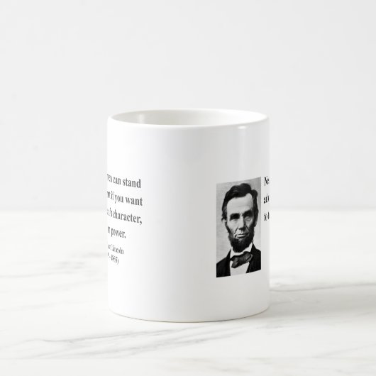 Abraham Lincoln-Zitat 6b Kaffeetasse (Mittel)