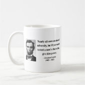 Abraham Lincoln-Zitat 6b Kaffeetasse (Links)