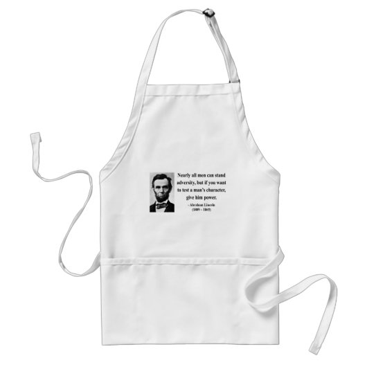 Abraham Lincoln-Zitat 6b Schürze (Vorne)