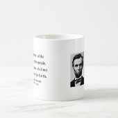 Abraham Lincoln-Zitat 7b Kaffeetasse (Mittel)