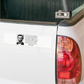 Abraham Lincoln-Zitat 9b Autoaufkleber (Auf Lkw)