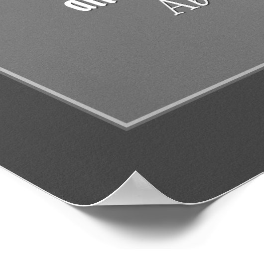 Abraham Lincoln Zitat - Gettysburg-Rede Poster (Ecke)