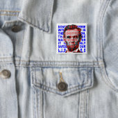 Abraham Lincoln-Zitat-Knopf Button (Beispiel)