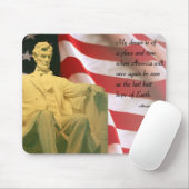 Abraham Lincoln-Zitat mousepad (Mit Mouse)