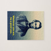 Abraham Lincoln Zitat Puzzle (Horizontal)