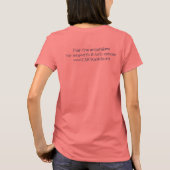 Abraham Lincoln Zitat T-Shirt (Rückseite)