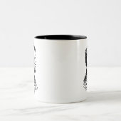 Abraham Lincoln Zweifarbige Tasse (Mittel)