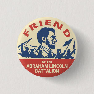 Abraham- Lincolnbrigaden-Emblem-Abzeichen Button