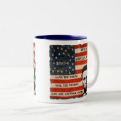 Abraham- Lincolnkampagnen-Tasse Zweifarbige Tasse (VorderseiteRechts)