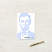 Abraham- LincolnPop-Kunst-Porträt Post-it Klebezettel (Auf Schreibtisch)