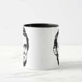Abraham- Lincolnporträt-Tasse Tasse (Zentrum)