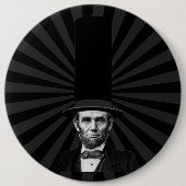 Abraham Lincolnpräsidentenmode-Aussage Button (Vorderseite)