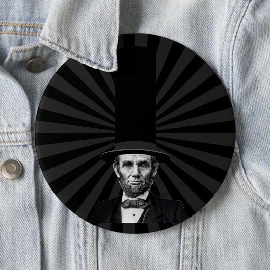 Abraham Lincolnpräsidentenmode-Aussage Button (Beispiel)