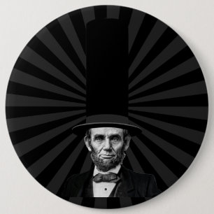 Abraham Lincolnpräsidentenmode-Aussage Button